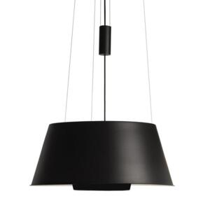 Flot loft lampe i sort