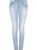 Lyseblå tætsiddende jeans